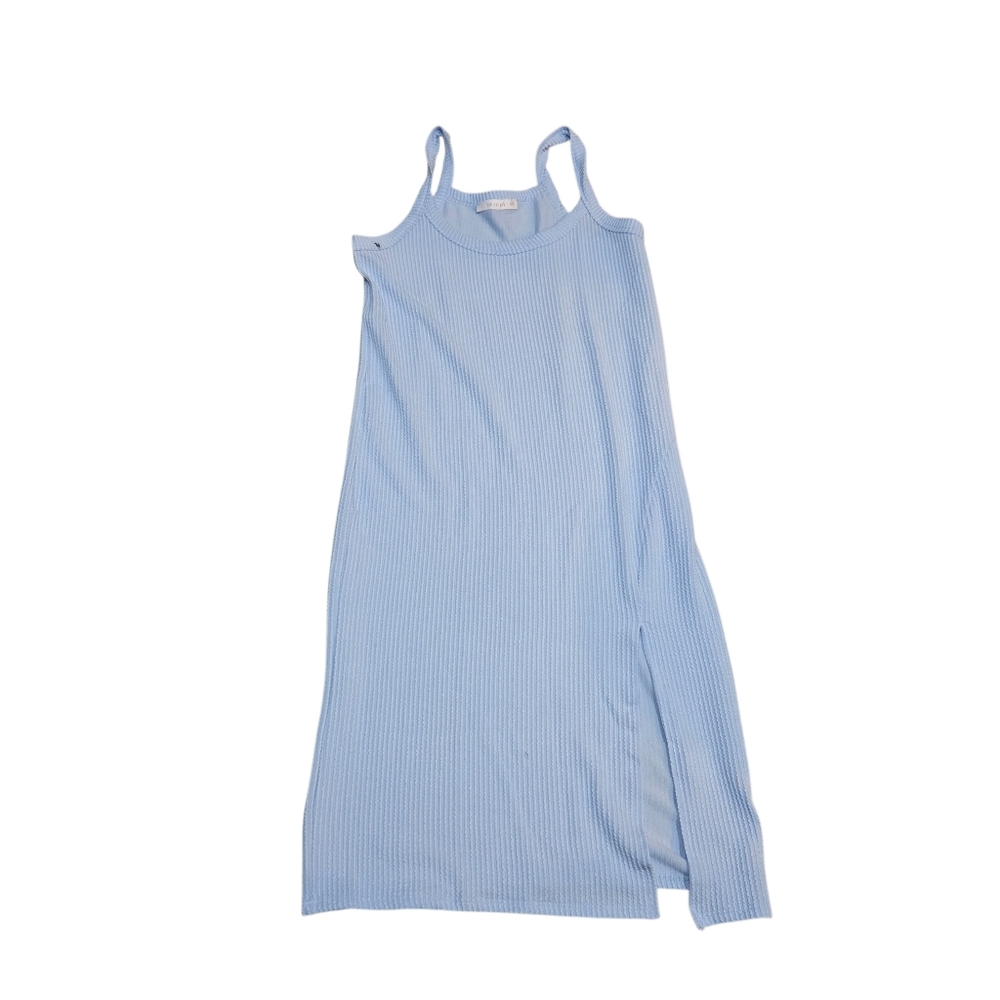 Light Blue Sleeveless Mini Dress